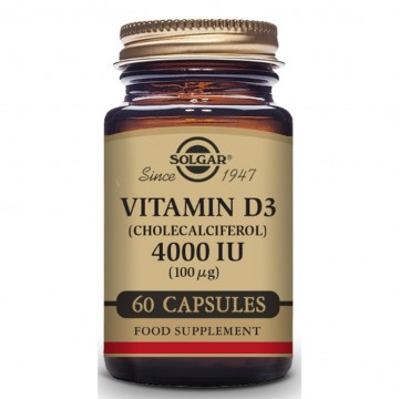 Vitamina-D3 4000Ui 60caps Solgar