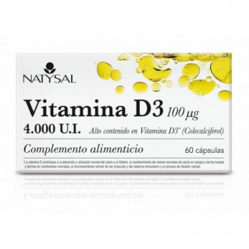 Vitamina-D3 4000Ui 60caps Natysal