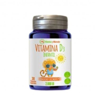 Vitamina-D3 2000Ui infantil 30caps Ynsadiet