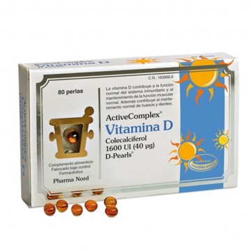 Vitamina-D Complex 1600Ui 80 Perlas Pharma Nord