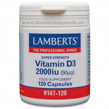 Vitamina-D 2000Ui 50Mg 120caps Lamberts