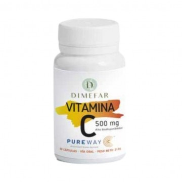 Vitamina-C PureWay 500Mg 30caps Dimefar