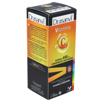 Vitamina-C 400Mg Masticable SinGluten Vegan 60comp Drasanvi