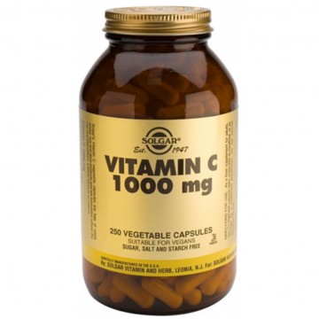 Vitamina-C 1000Mg SinGluten Vegan 250caps Solgar