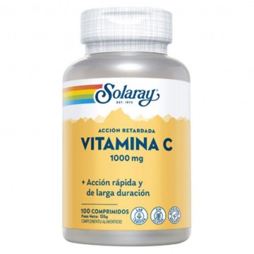 Vitamina-C 1000Mg SinGluten Vegan 100comp Solaray