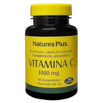 Vitamina-C 1000Mg SinGluten 60comp Nature'S Plus