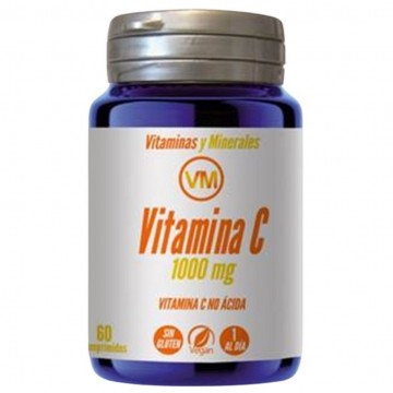 Vitamina-C 1000Mg No acida SinGluten Vegan 60caps Ynsadiet