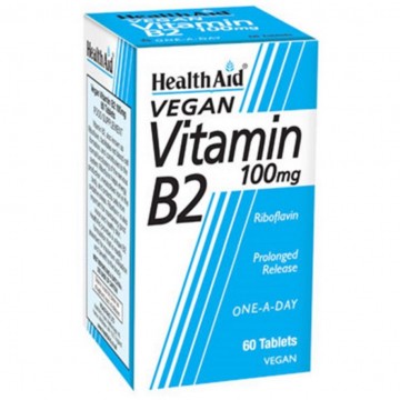 Vitamina-B2 Riboflavina 100Mg 60comprimidos Health Aid