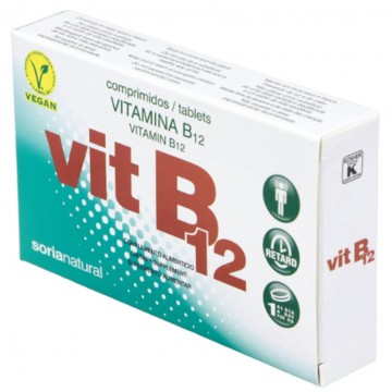 Vitamina-B12 Retard Vegan 48comp Soria Natural