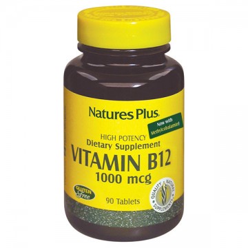 Vitamina-B12 1000Mcg SinGluten 90comp Nature'S Plus