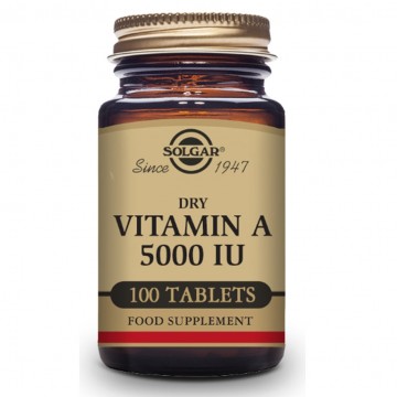 Vitamina-A seca 5000Ui 100comp Solgar