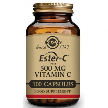 Vitamina Ester-C Plus 500Mg SinGluten Vegan 100caps Solgar