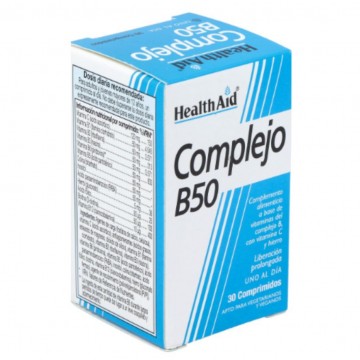 Vitamina B Complex50 30comp Health Aid