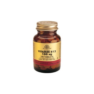 Vitamin B12 100Mg SinGluten 100comp Solgar