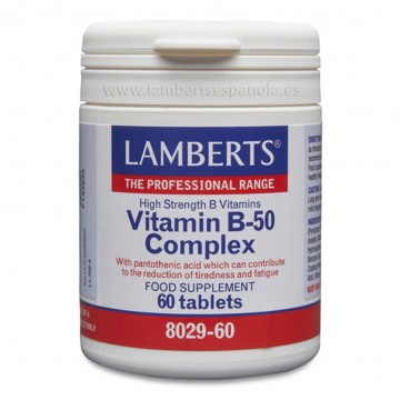 Vitamin B-50 Complex Vegan 60comp Lamberts