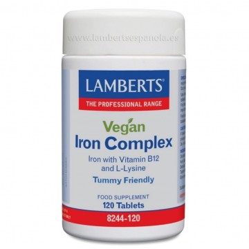 Vegan Iron Complex Vegan 120comp Lamberts