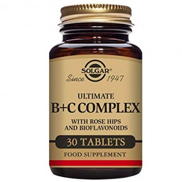 Ultimate B+C Complex 30comp Solgar