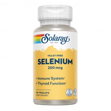 Selenio 200Mcg sin Levadura 90caps Solaray