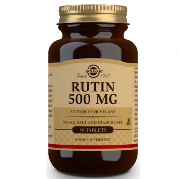 Rutina 500Mg SinGluten Vegan 50comp Solgar