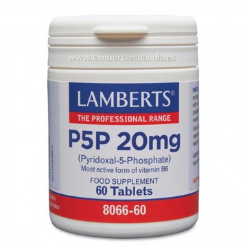 P5P 20Mg Vegan 60comp Lamberts