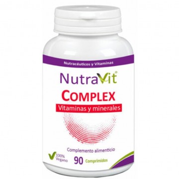 Nutravit Complex Vitaminas Minerales Vegan 90comp