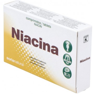 Niacina Vitamina B3 Retard 48comp Soria Natural