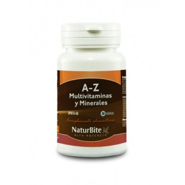 Multivitaminas y Minerales A-Z 60comp Naturbite