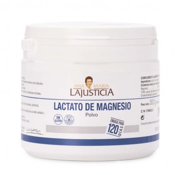 Lactato de Magnesio en Polvo 300g Ana Maria Lajusticia