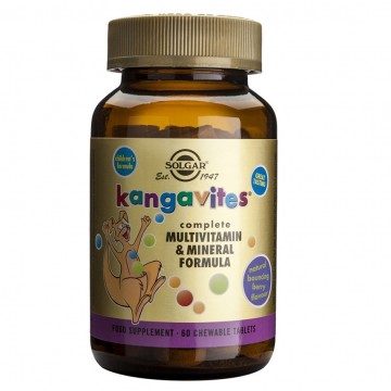 Kangavites Multi Frutas del Bosque SinGluten Vegan 60comp Solgar