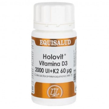 Holovit Vitamina D3 2000UI + K2 60Mg 50caps Equisalud