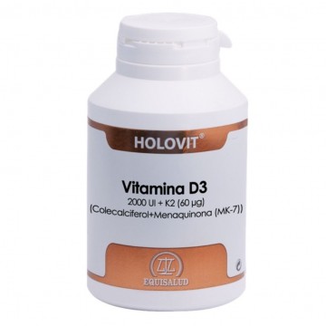 Holovit Vitamina D3 2000UI + K2 60Mg 180caps Equisalud