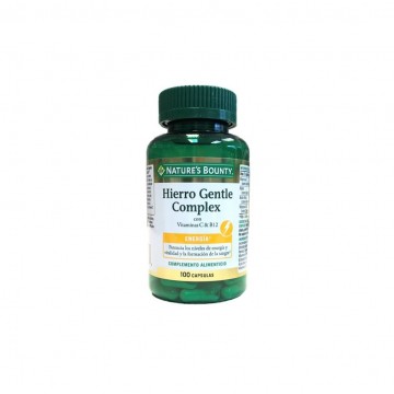 Hierro Gentle Complex + Vitaminas C&B12 SinGluten 100caps Nature´S Bounty