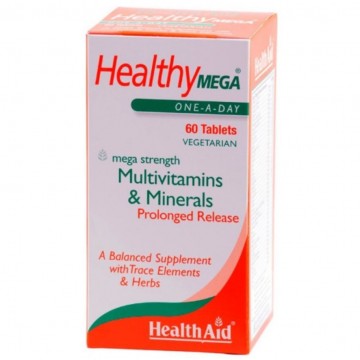 Healthy Mega Multivitaminas y Minerales 60caps Health Aid