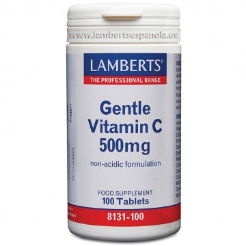 Gentle Vitamina C 500Mg Vegan 100comp Lamberts