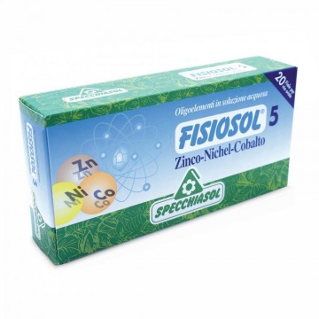 Fisiosol 5 Zinc Niquel Cobalto 20 Viales Specchiasol