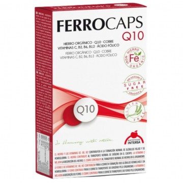 Ferrocaps Q10 SinGluten 60caps Intersa