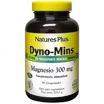 Dyno Mins Magnesio 300Mg SinGluten 90comp Nature'S Plus