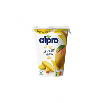 REFRIG YOGUR VEGETAL MANGO SIN AZUCAR 400g