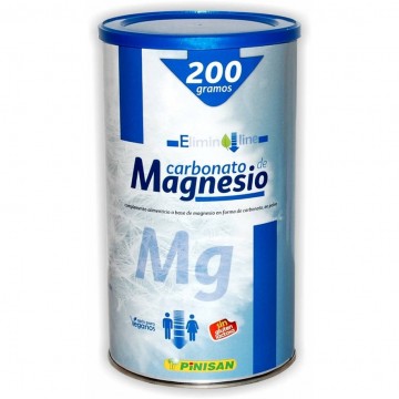 Carbonato Magnesio Polvo 200g Vegan SinGluten Pinisan