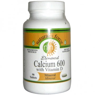 Calcio 600Mg Vitamina-D 90comp Nutri Force