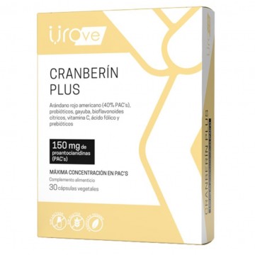 Cranberin Plus SinGluten Vegan 30caps Herbora