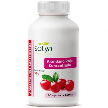 Arandano Rojo Concentrado 90caps 650mg Sotya