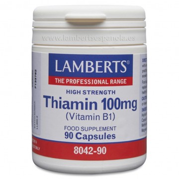 Tiamina 100Mg 90caps Lamberts