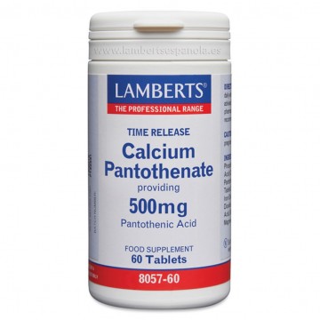 Pantotenato Calcio 500Mg 60comp Lamberts