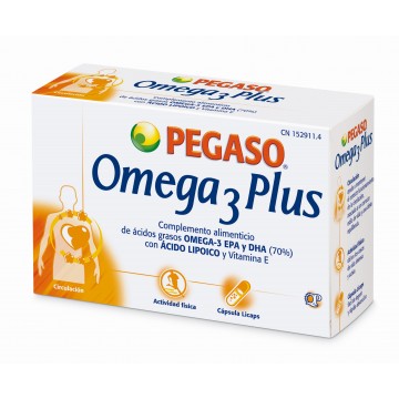 Omega-3 Plus 40caps Pegaso