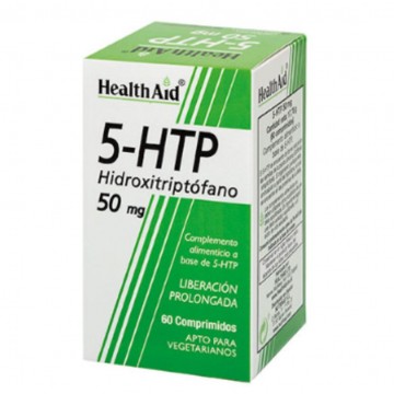 HidroxiTriptofano 5Htp 50Mg SinGluten 60comp Health Aid