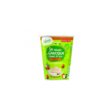 REFRIG YOGUR DE SOJA ESTILO GRIEGO SABOR AVELLANAS BIO, 400 g