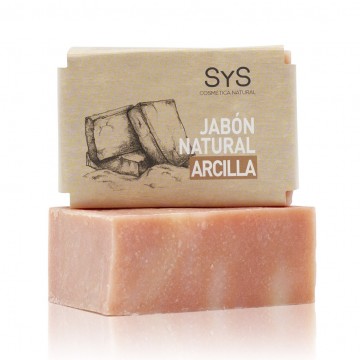 Jabon Natural Solido de Arcilla Vegan 100g Sys Cosmetica Natural