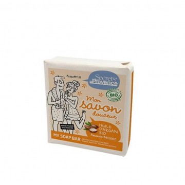 Jabon en Pastilla Aceite de Argan Bio 100g Secrets de Provence