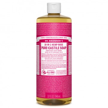 Gel Baño Rosa Bio Vegan 475ml Dr. Bronners